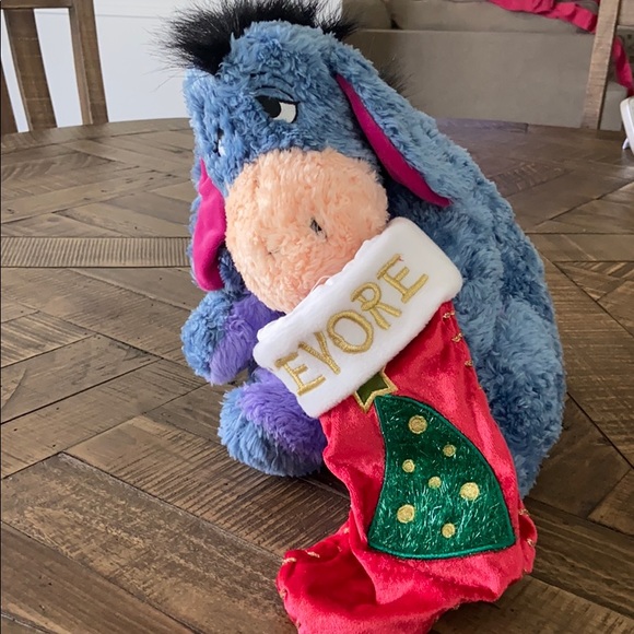christmas eeyore plush